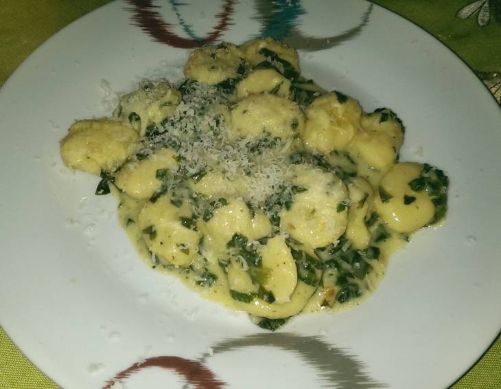 Gnocchi in Bärlauchsauce Gnocchi in Bärlauchsauce