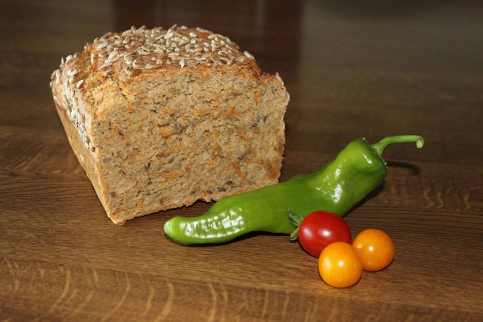 Karotten-Blitzbrot