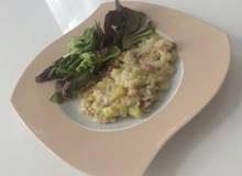 Zucchinirisotto mit Rohschinken Zucchinirisotto mit Rohschinken