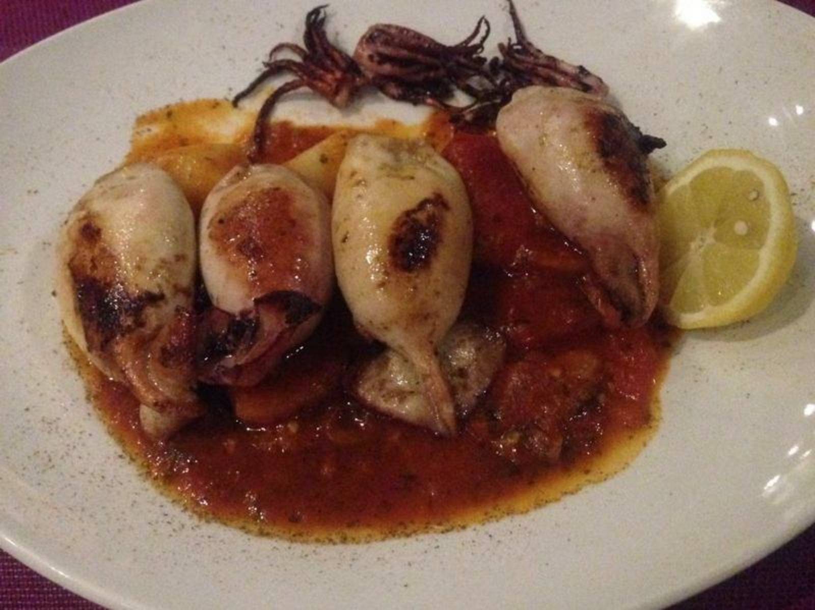 Gefüllte Calamari