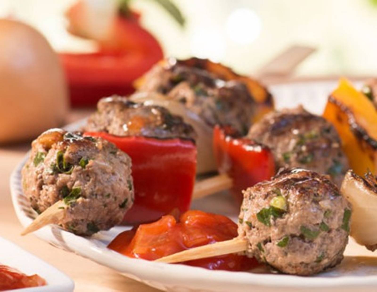 Faschierte Bällchen am Spieß Rezept