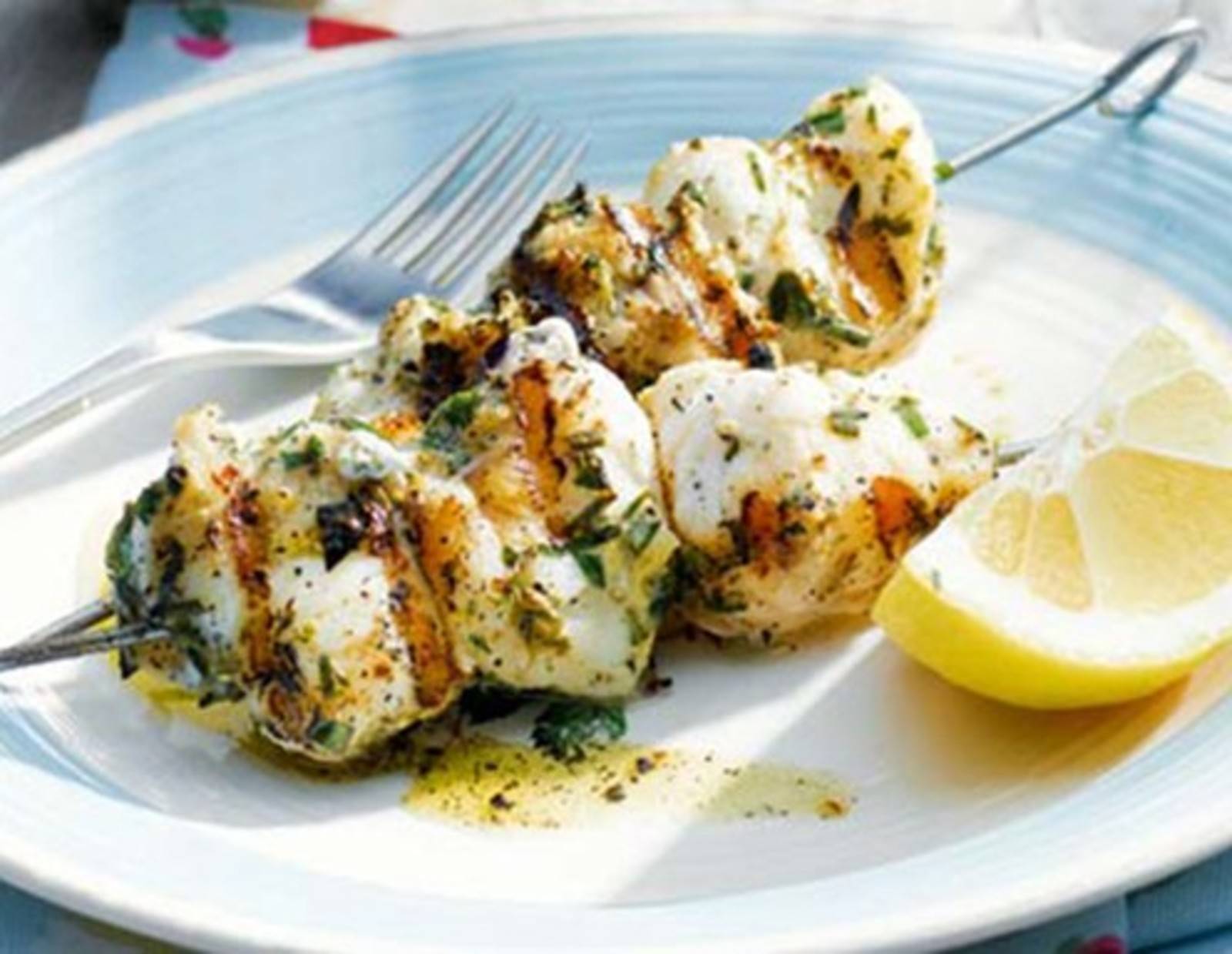 Fisch-Spieße Rezept