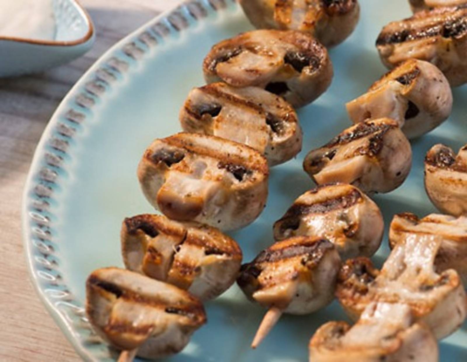 Gegrillte Champignons