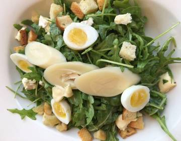 Spargelsalat mit Rucola