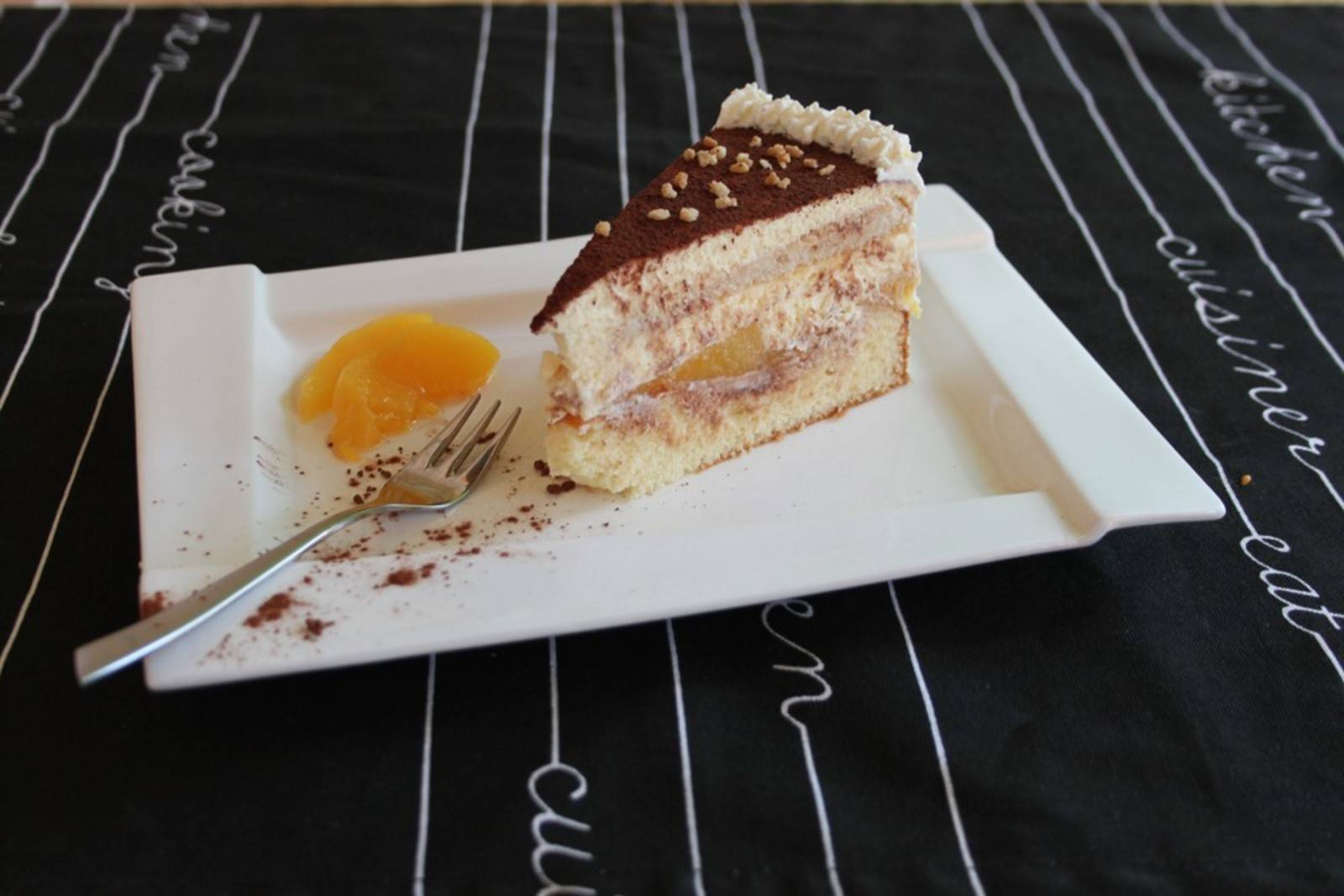 Pfirsich-Mascarino-Torte