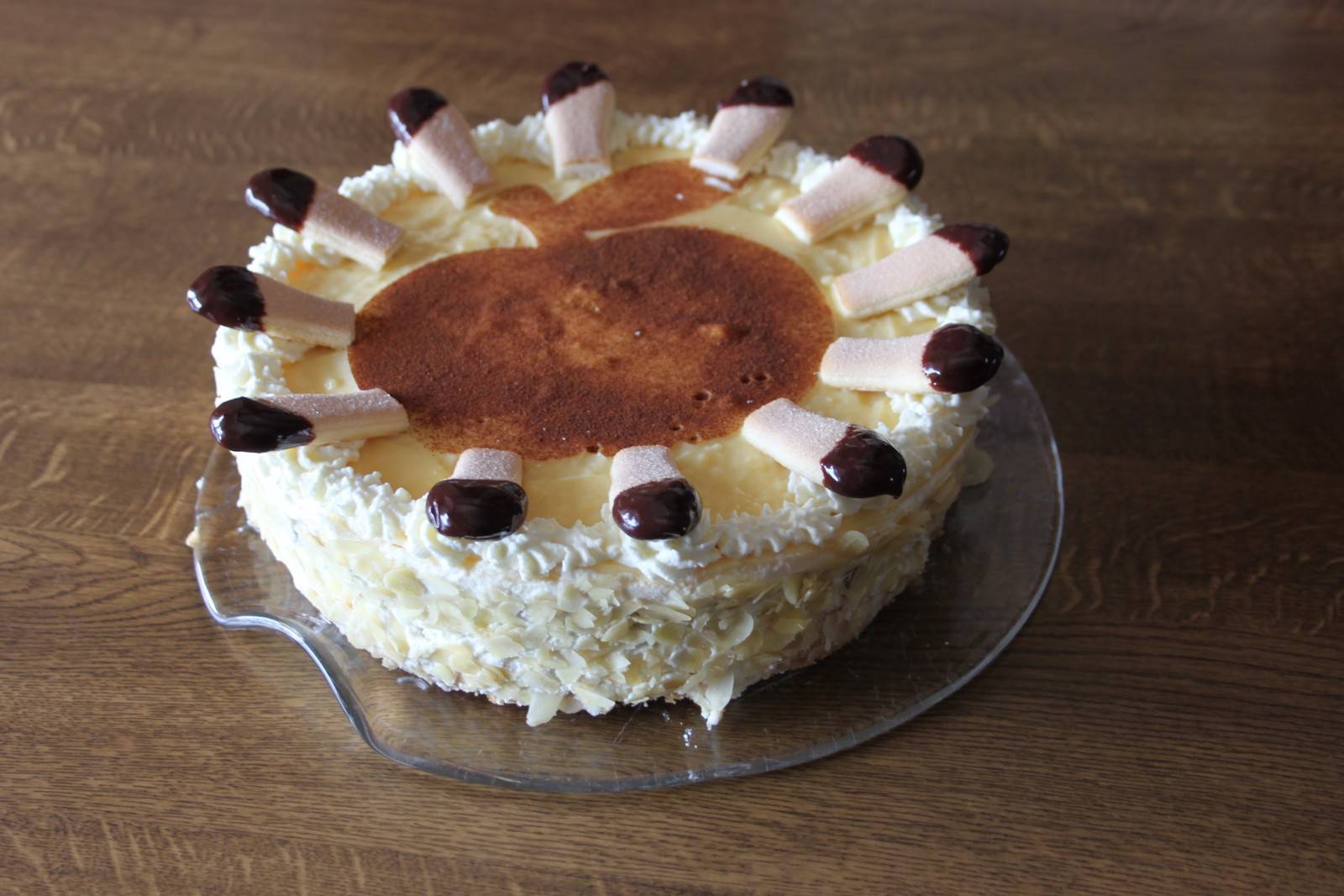 Apfel-Pudding-Torte