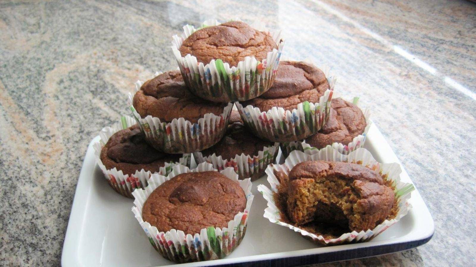 Erdnuss-Bananenmuffins Rezept - ichkoche.ch Erdnuss-Bananenmuffins Rezept - ichkoche.ch