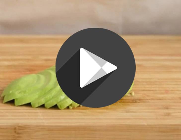 Video - Avocado dünn schneiden