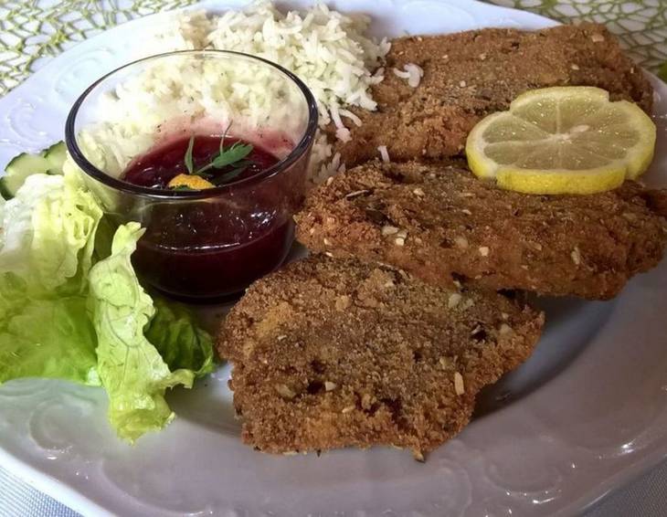 Tofu-Käse-Schnitzel