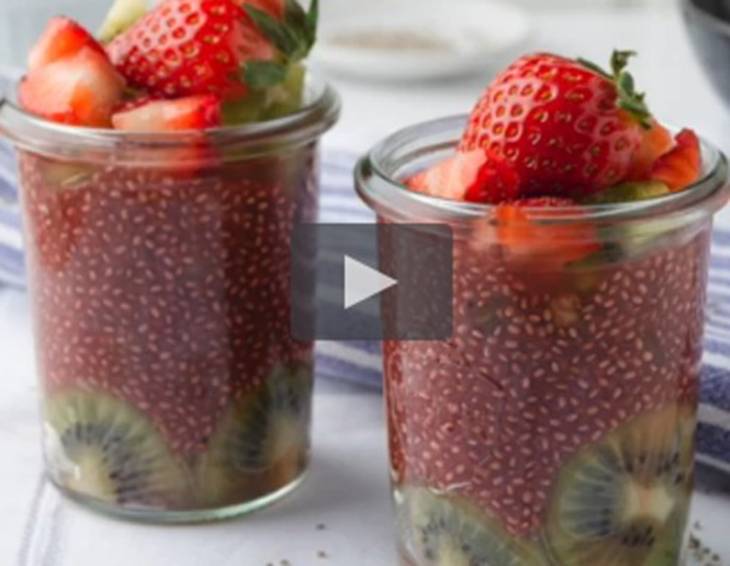 Video - Erdbeer-Chia-Pudding