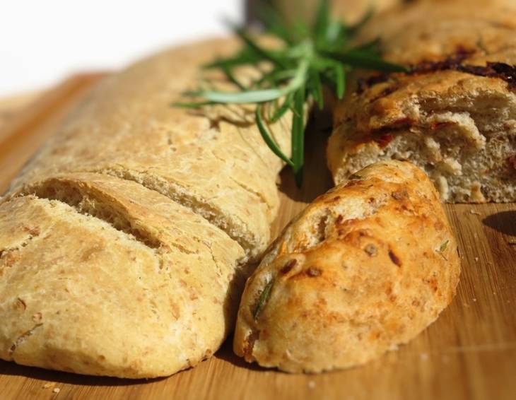 Zweierlei Dinkel-Ciabatta Zweierlei Dinkel-Ciabatta