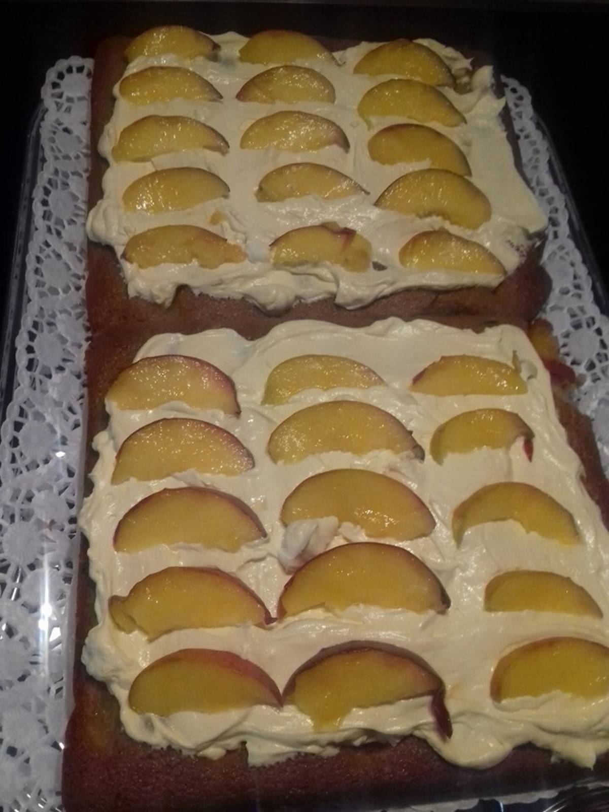 Pfirsichkuchen