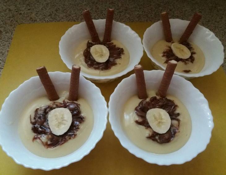 Bananen-Nutella-Pudding Bananen-Nutella-Pudding