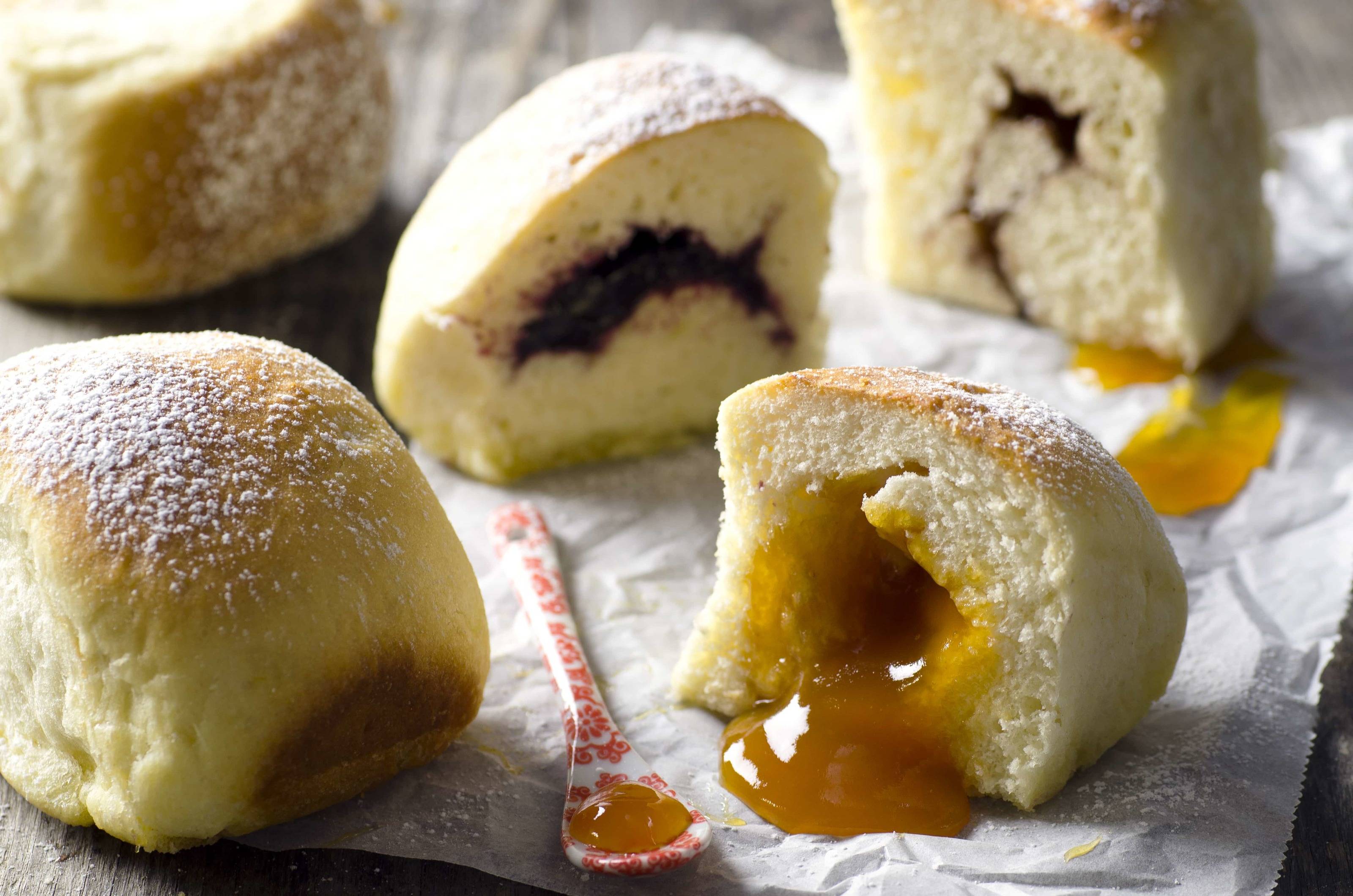Bunte Marmeladenbuchteln Rezept
