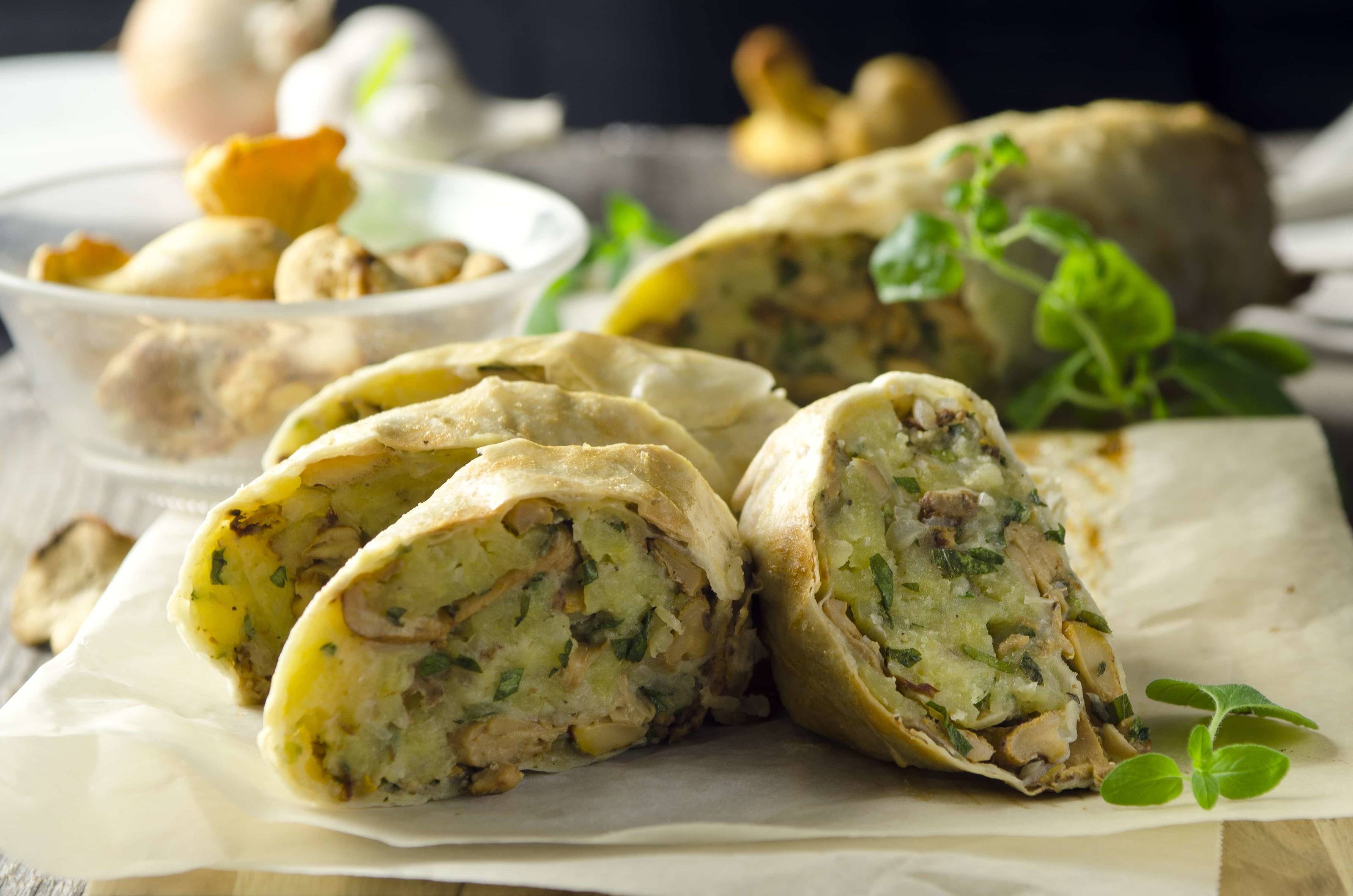 Eierschwammerlstrudel Rezept