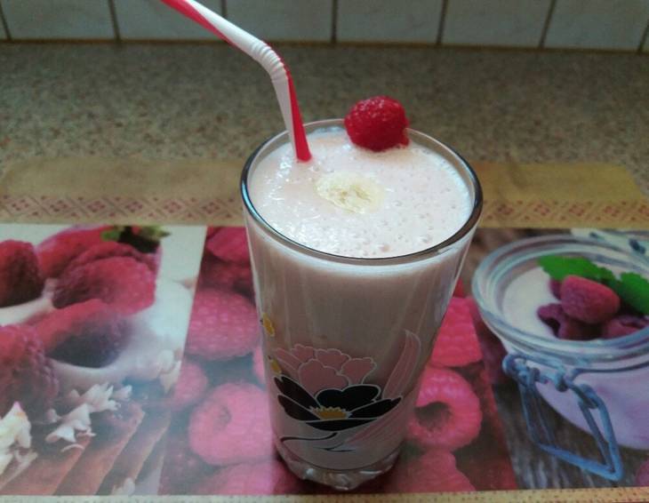 Himbeer-Joghurt-Shake