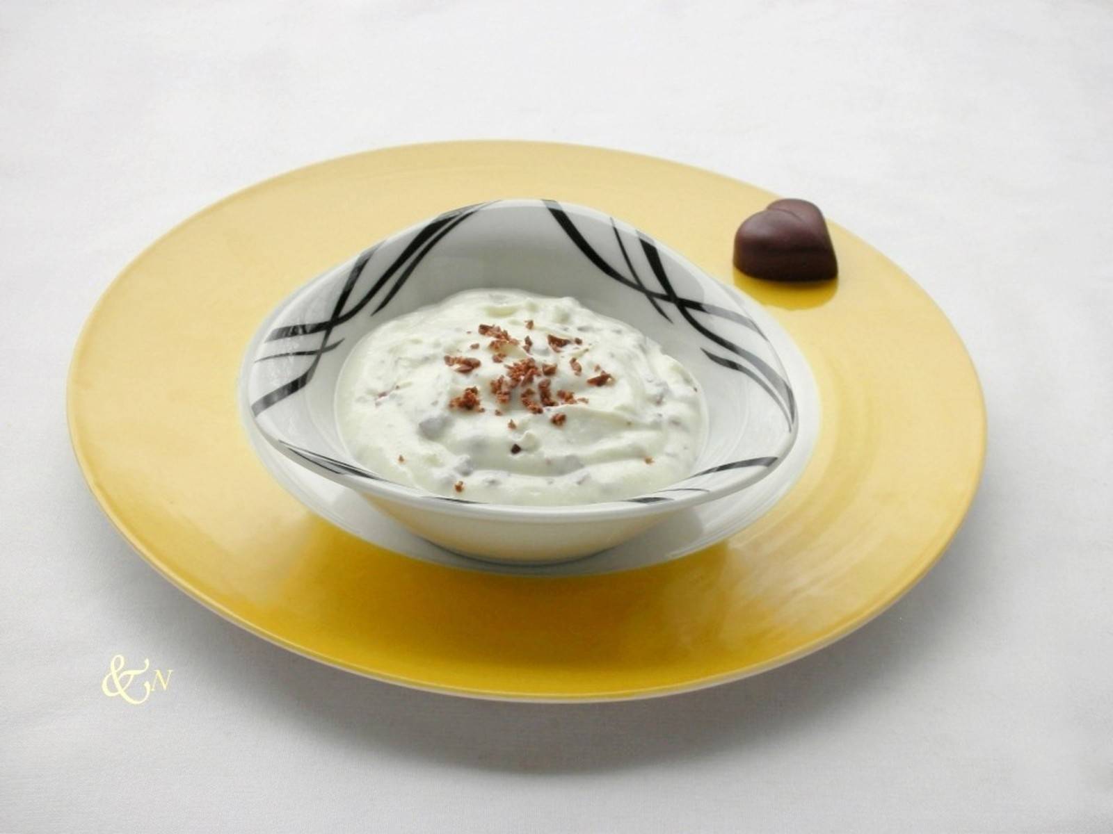 Stracciatella-Topfencreme