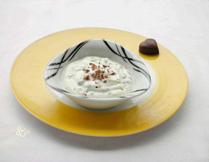 Stracciatella-Topfencreme