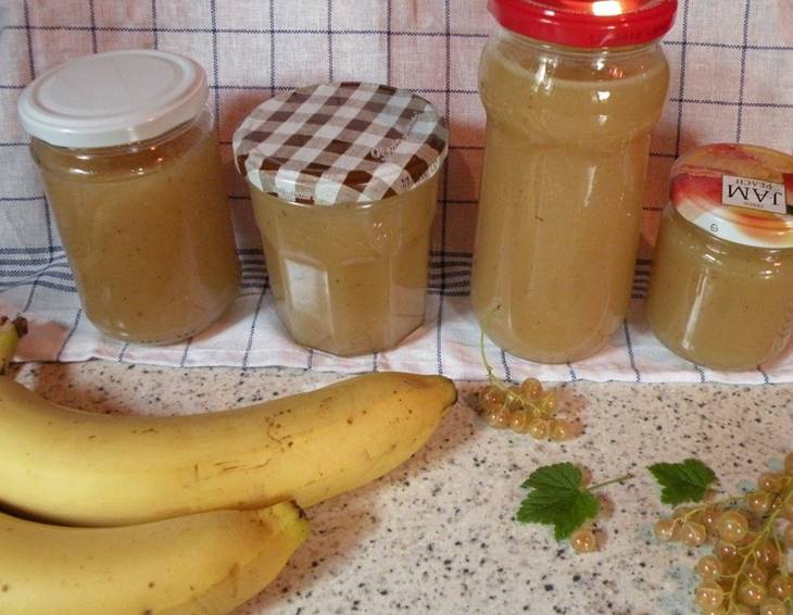 Weisse Ribisel-Bananenmarmelade Weisse Ribisel-Bananenmarmelade
