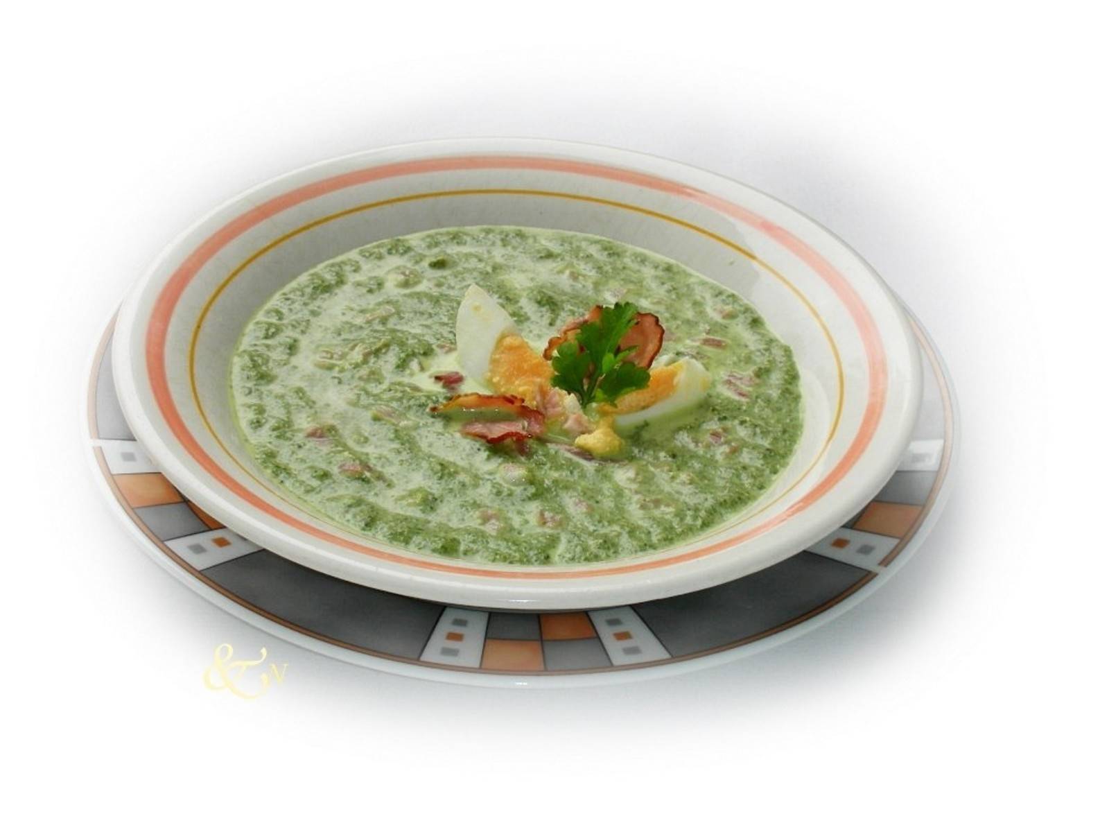 Feine Spinatsuppe Rezept - ichkoche.at Feine Spinatsuppe Rezept - ichkoche.at