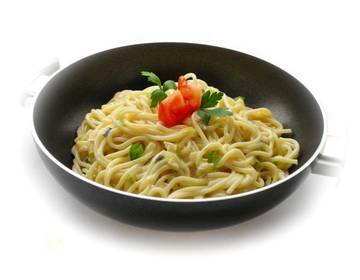 Spaghetti mit Gorgonzola-Sauce