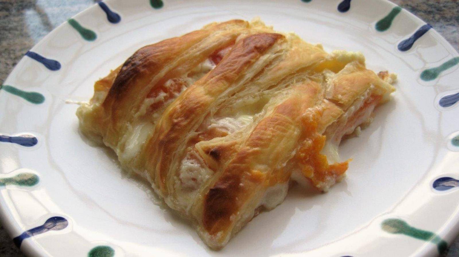 Marillentopfenstrudel