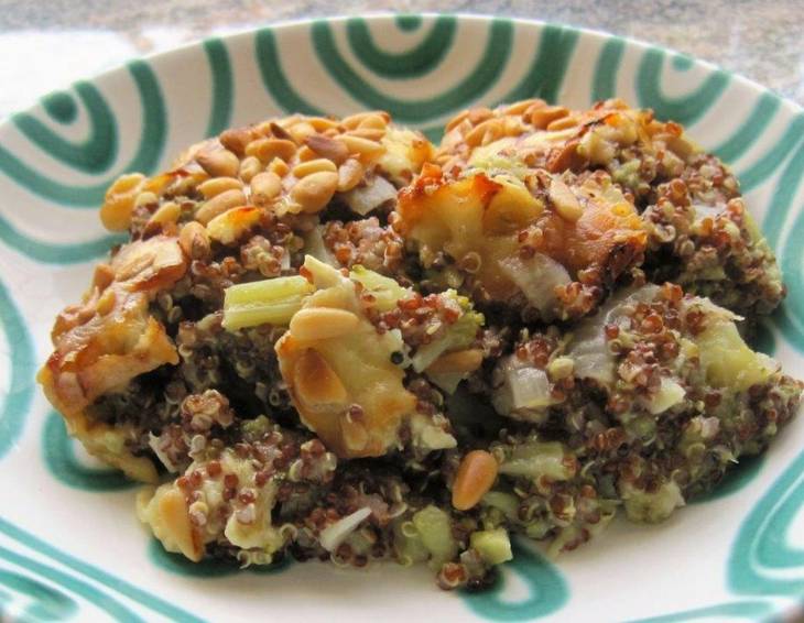 Quinoa-Brokkoliauflauf aus dem Druckkochtopf