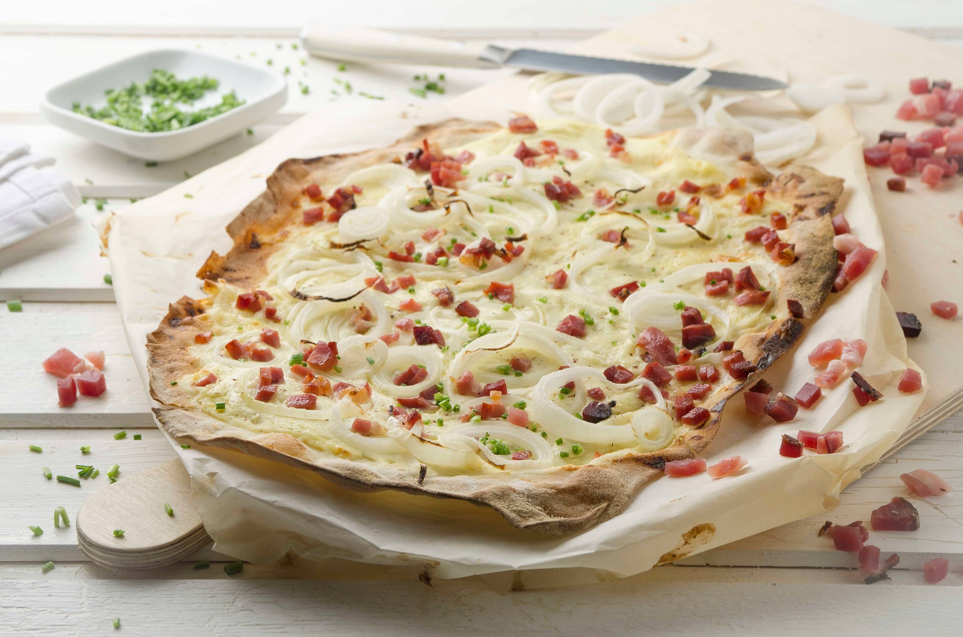 Elsässer Flammkuchen Rezept