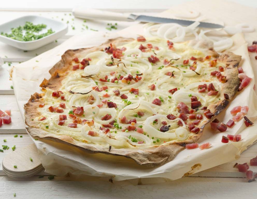 Elsässer Flammkuchen Elsässer Flammkuchen