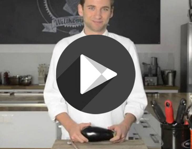 Video - So wird die Melanzanischale weich