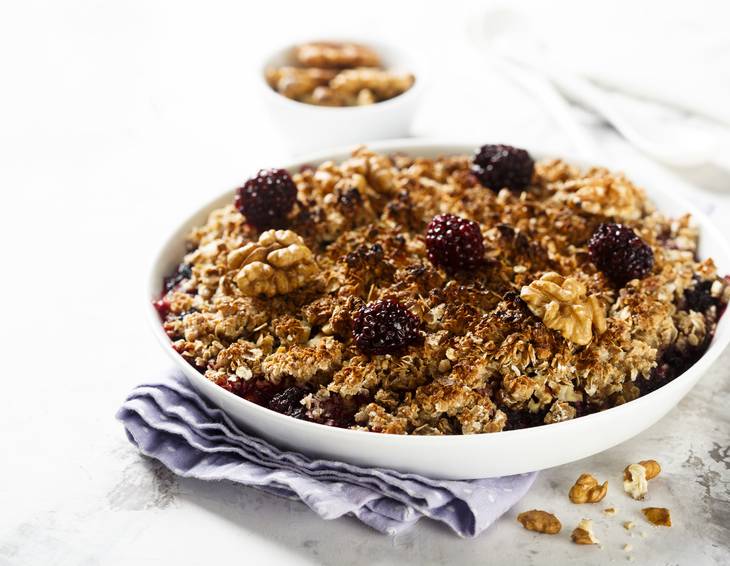 Brombeercrumble Brombeercrumble
