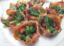 Essbare Salatschüsseln Essbare Salatschüsseln