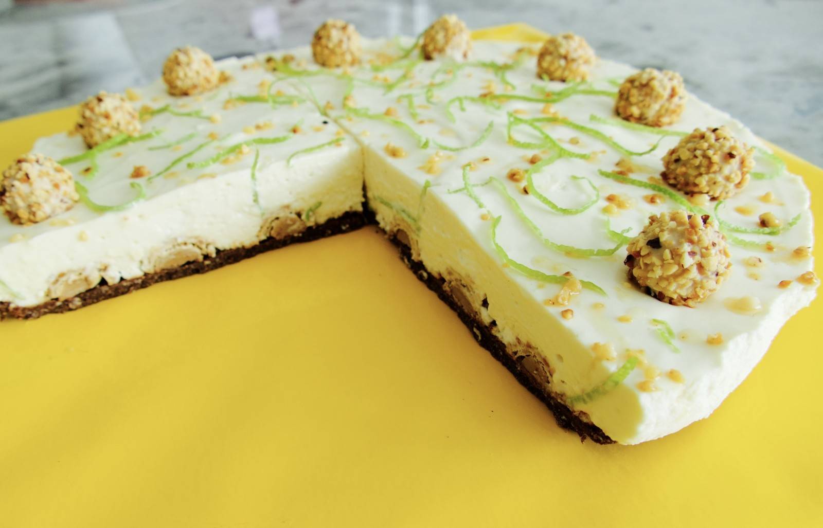 Giotto Tarte mit Zitronen Topfen-Mousse