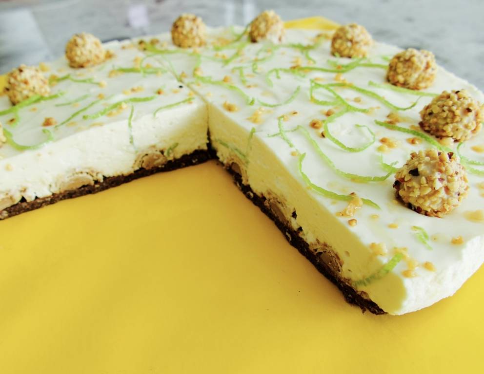 Giotto Tarte mit Zitronen Topfen-Mousse Giotto Tarte mit Zitronen Topfen-Mousse