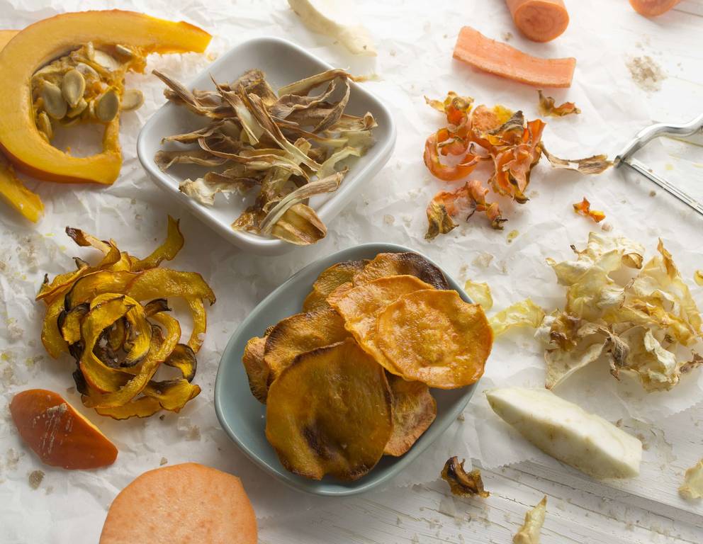 Gemüsechips aus dem Backrohr Gemüsechips aus dem Backrohr