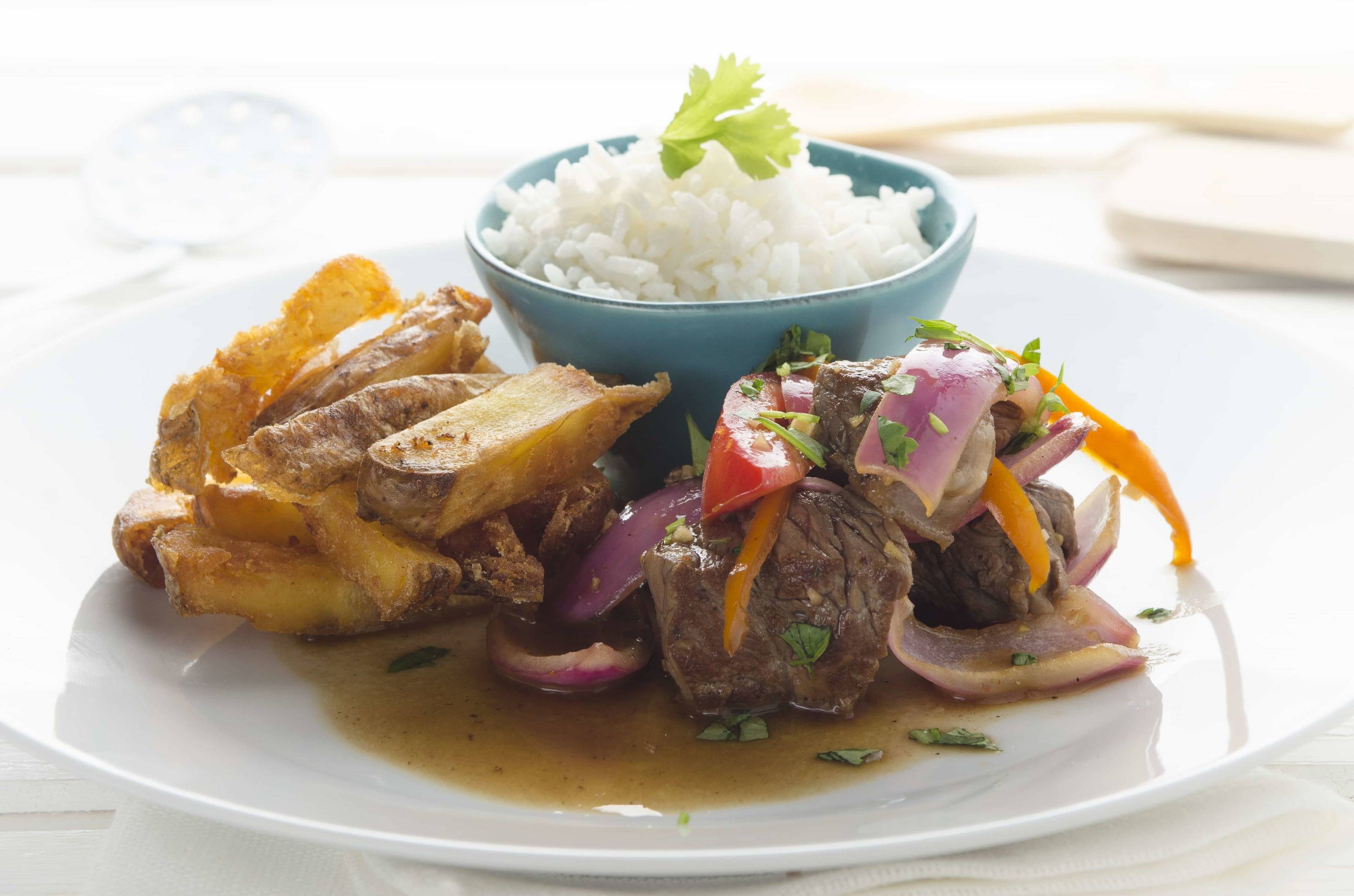 Lomo saltado Rezept