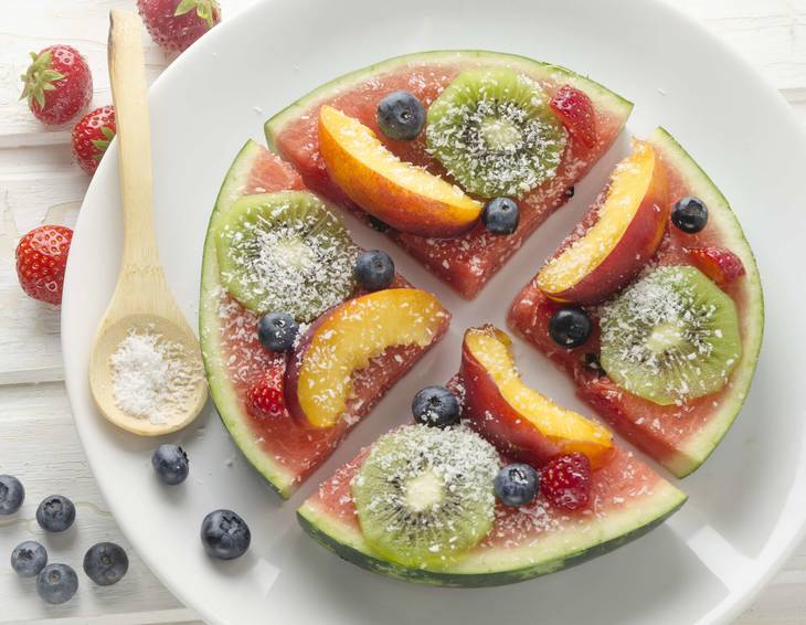 Wassermelonen-Pizza Wassermelonen-Pizza