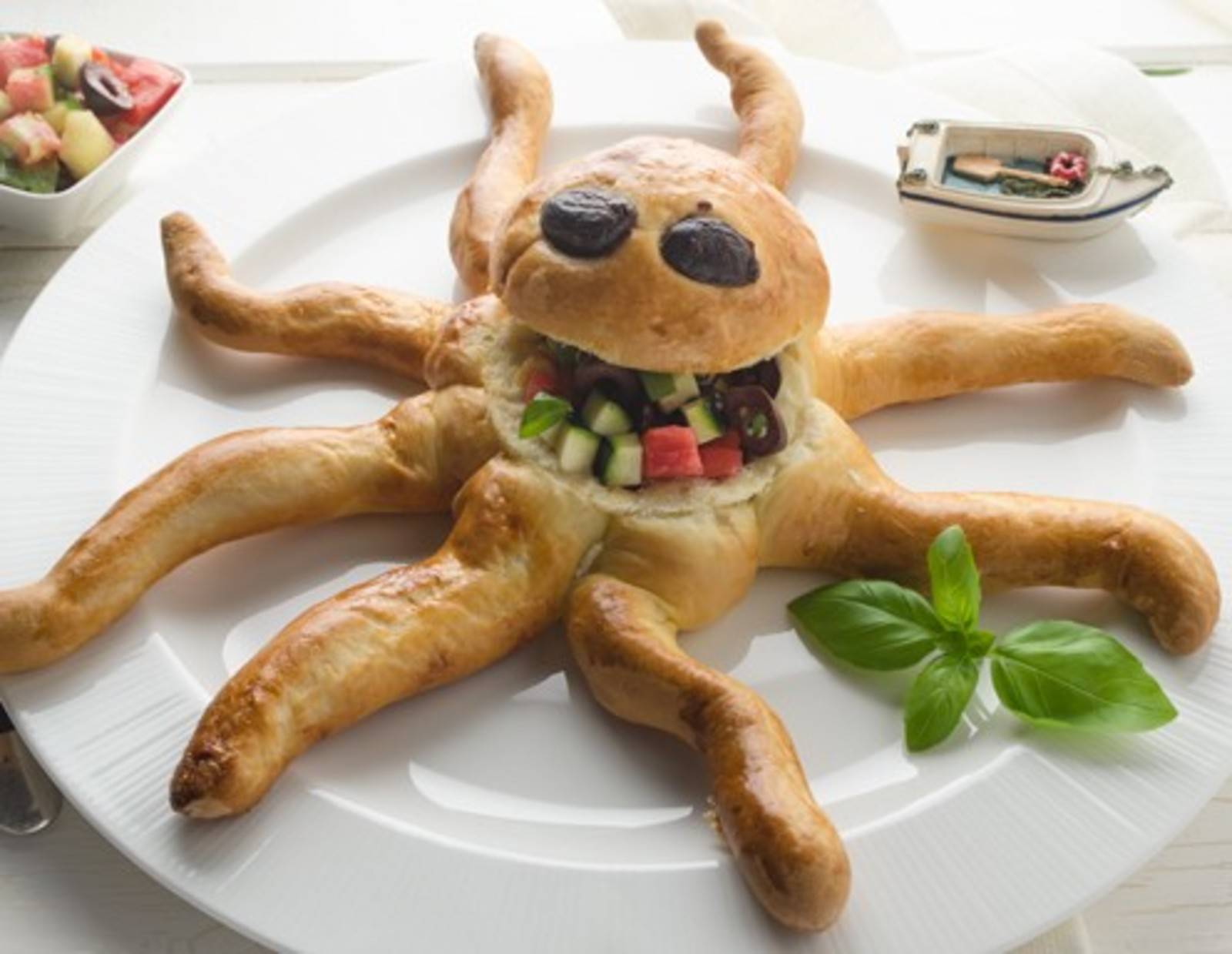 Oktopus-Brötchen Rezept