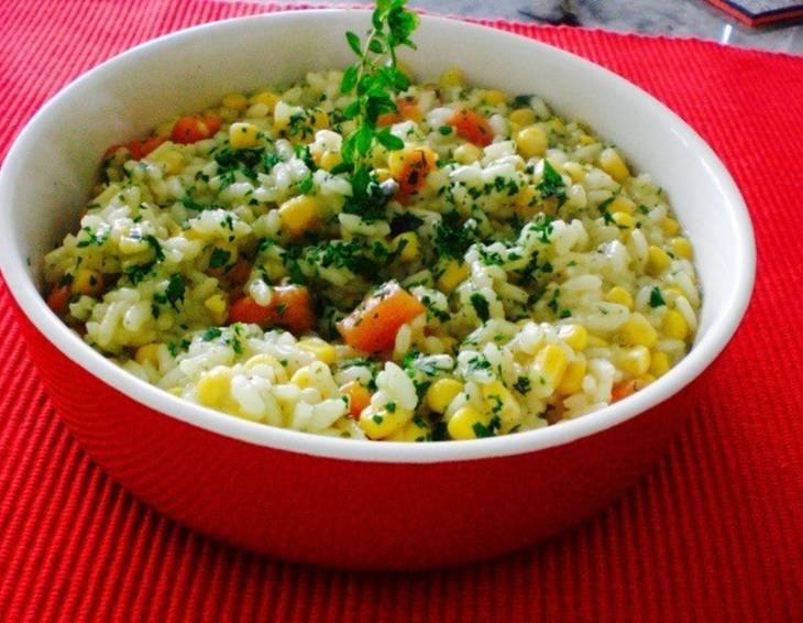 Risotto mit Thymian und St. Agur Risotto mit Thymian und St. Agur