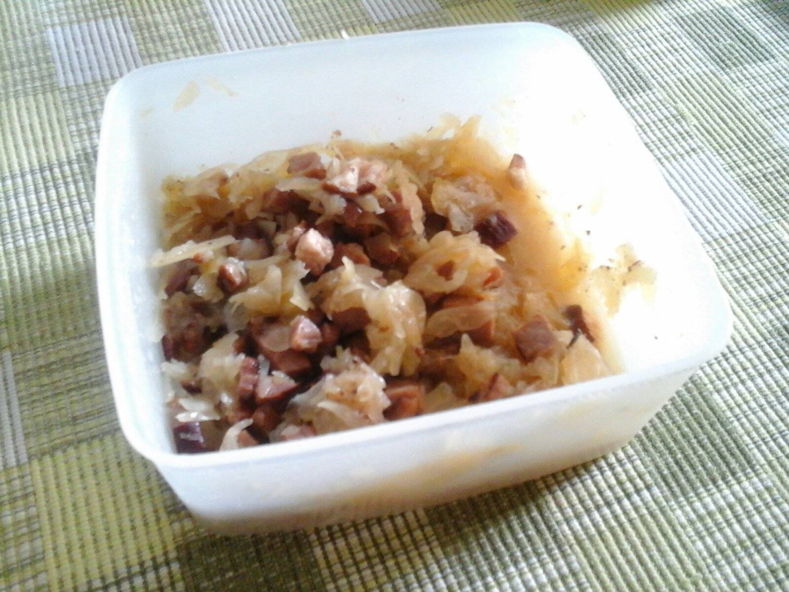 Warmer Krautsalat mit Speckwürfel Rezept - ichkoche.ch Warmer Krautsalat mit Speckwürfel Rezept - ichkoche.ch