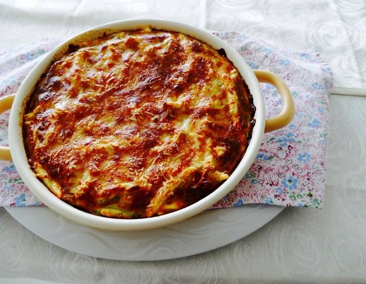 Nudelauflauf mit Kartoffeln und Lauch Nudelauflauf mit Kartoffeln und Lauch