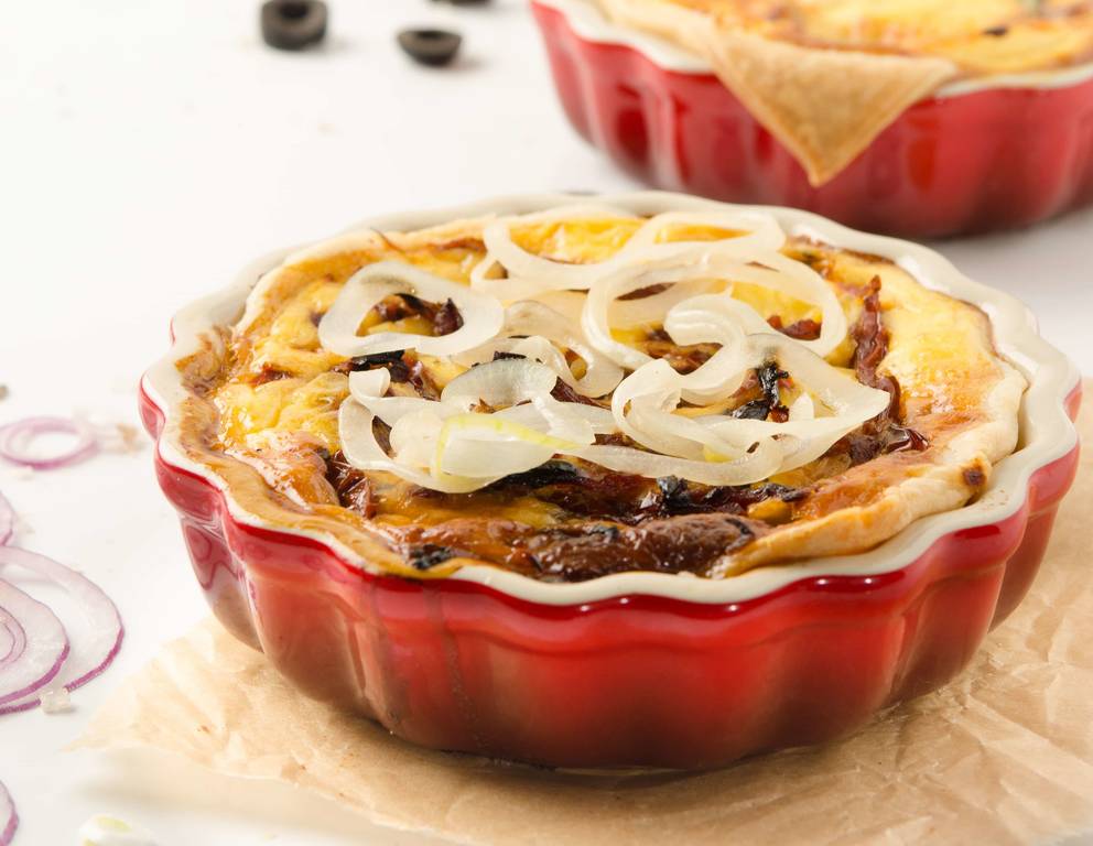 Pikante Apfel-Zwiebel-Tarte Pikante Apfel-Zwiebel-Tarte