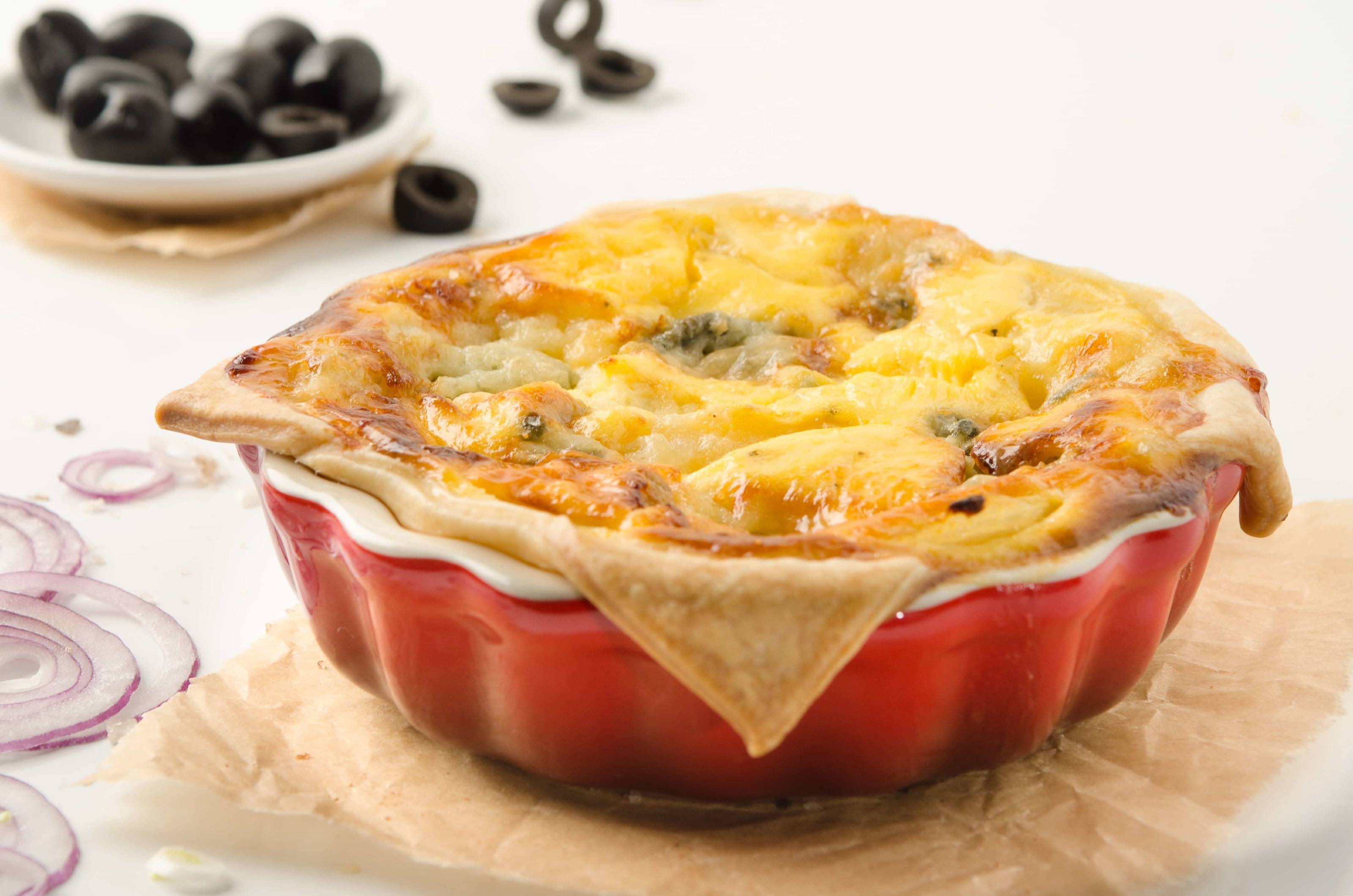 Gorgonzola-Tarte mit Salbei