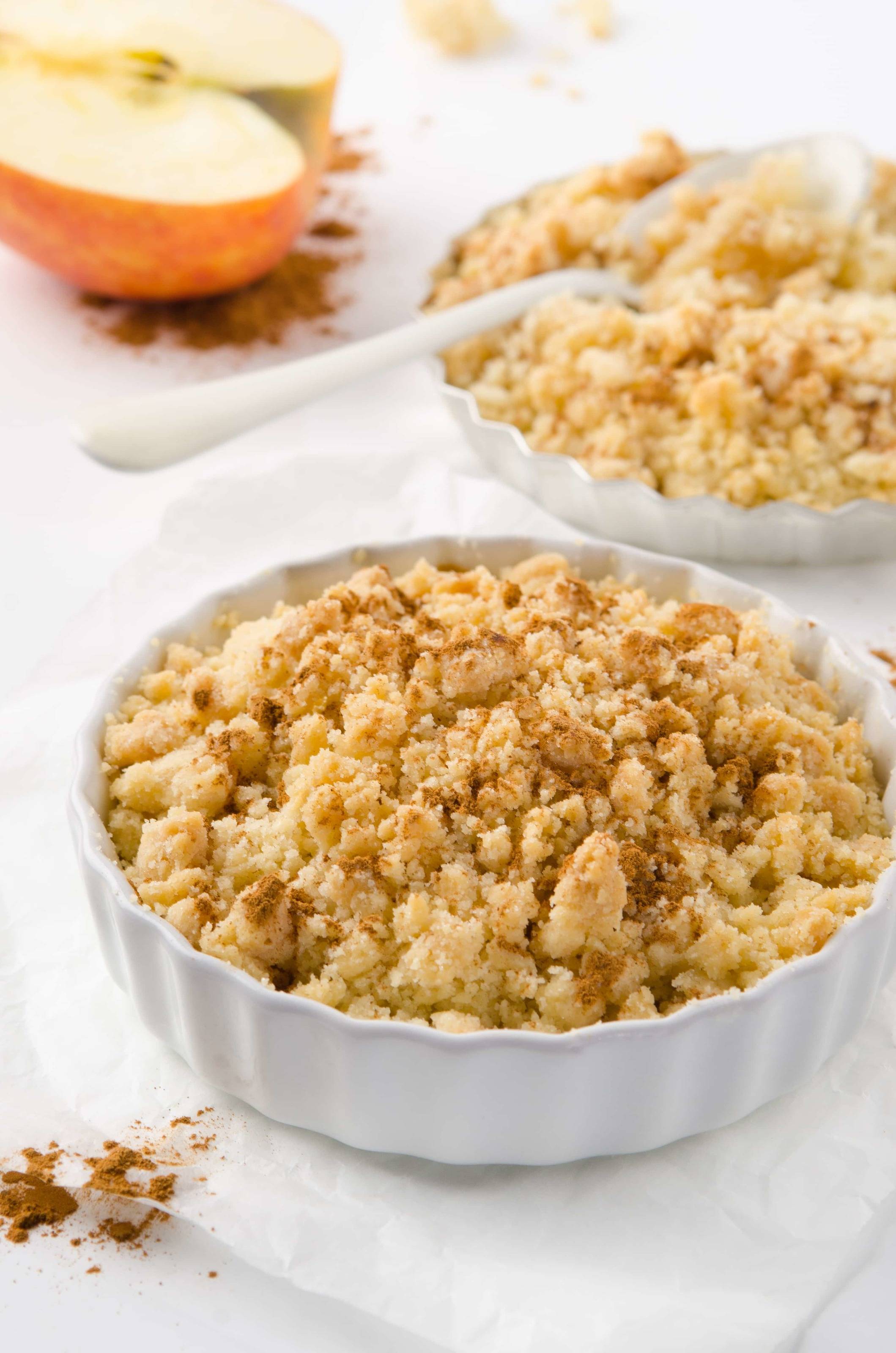Pfirsich-Crumble Rezept