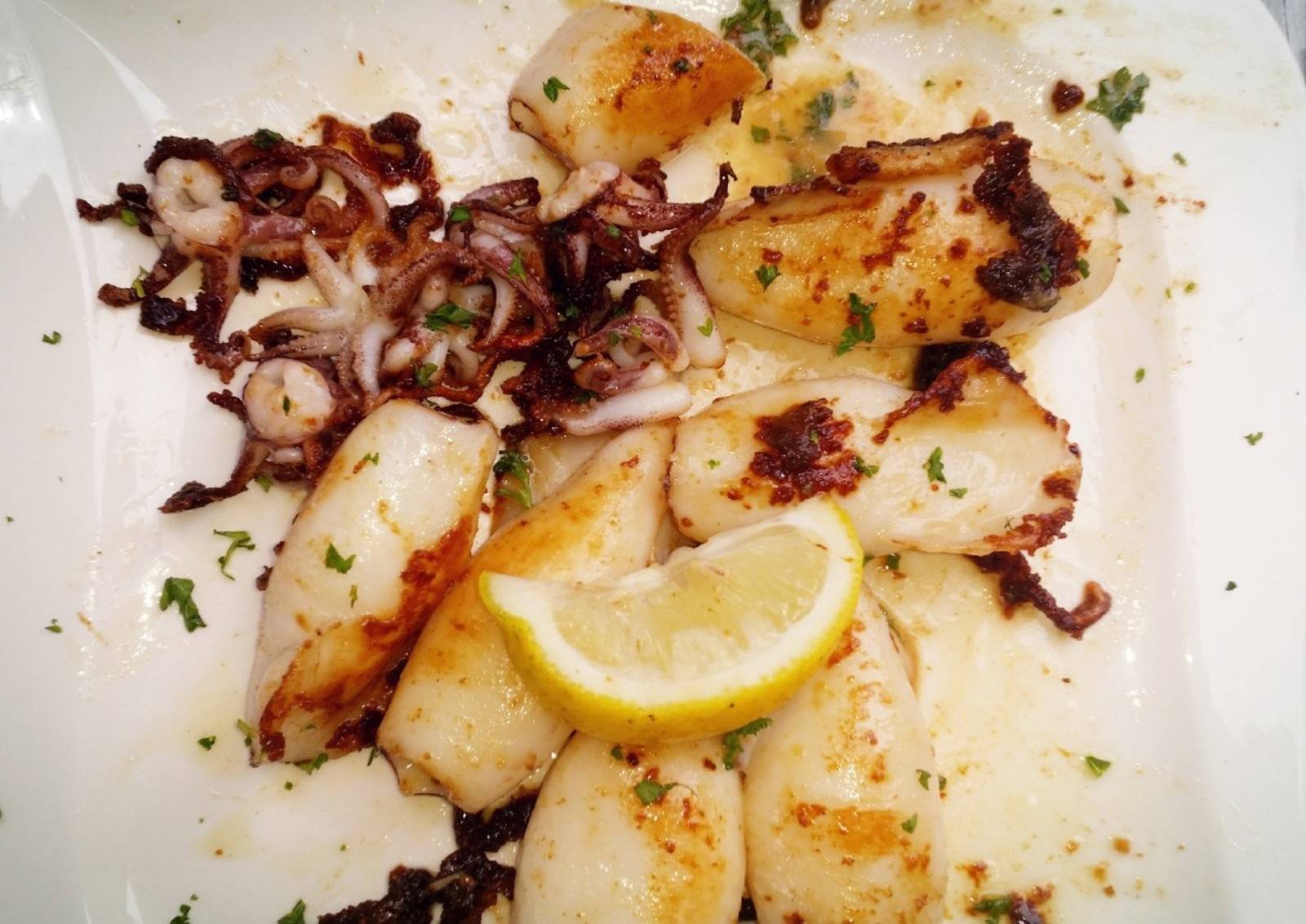 Calamari gegrillt