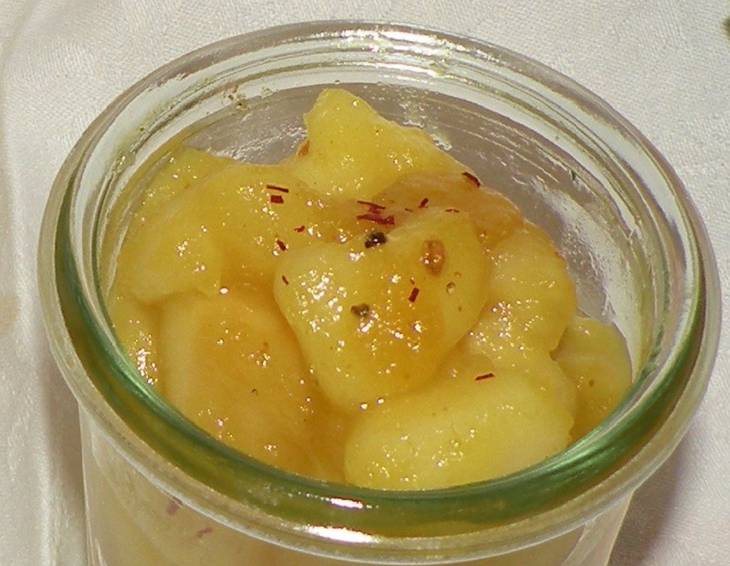 Äpfel mit Safran Äpfel mit Safran