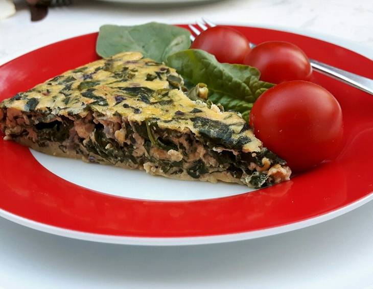 Spinat-Tarte ohne Boden Spinat-Tarte ohne Boden