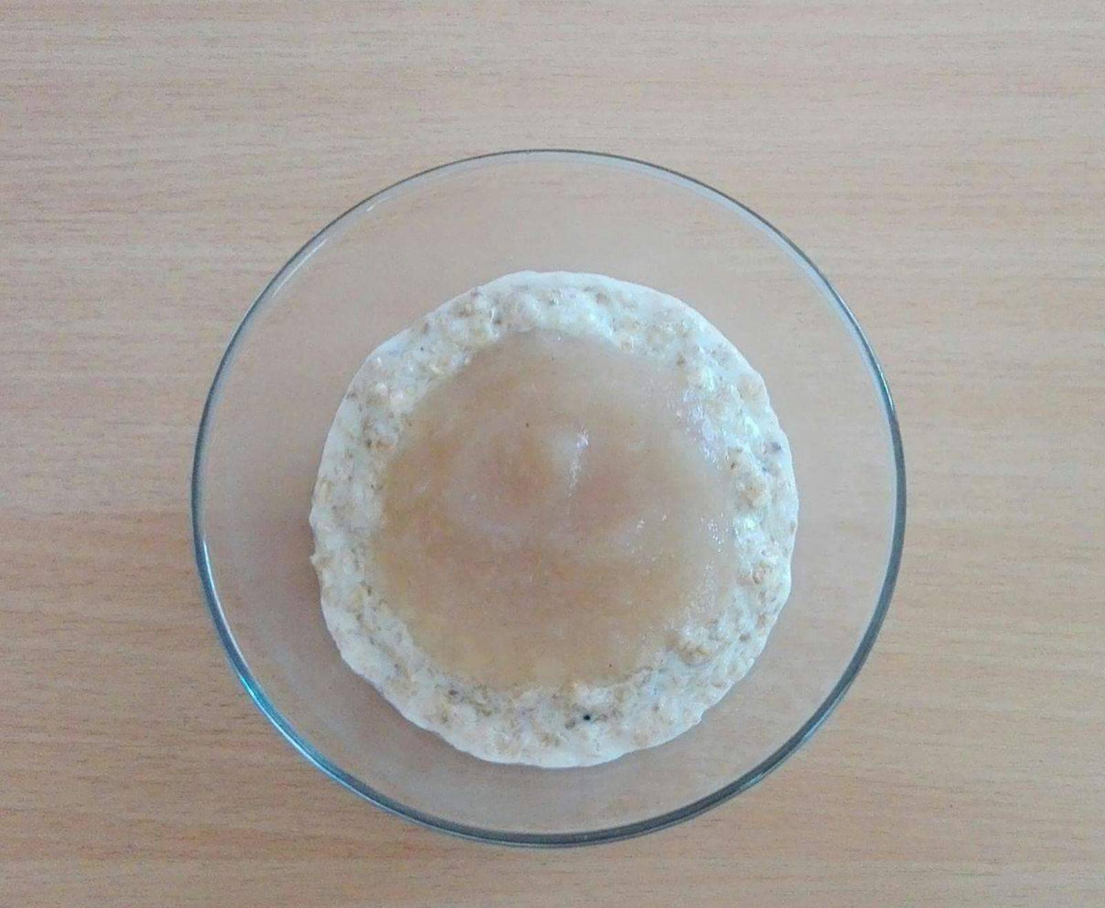 Porridge mit Apfelmus