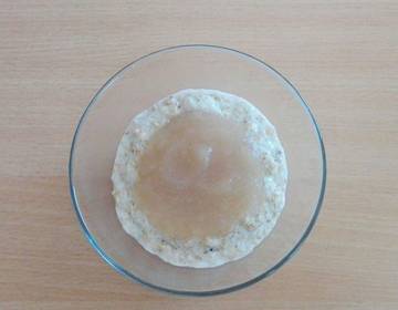 Porridge mit Apfelmus