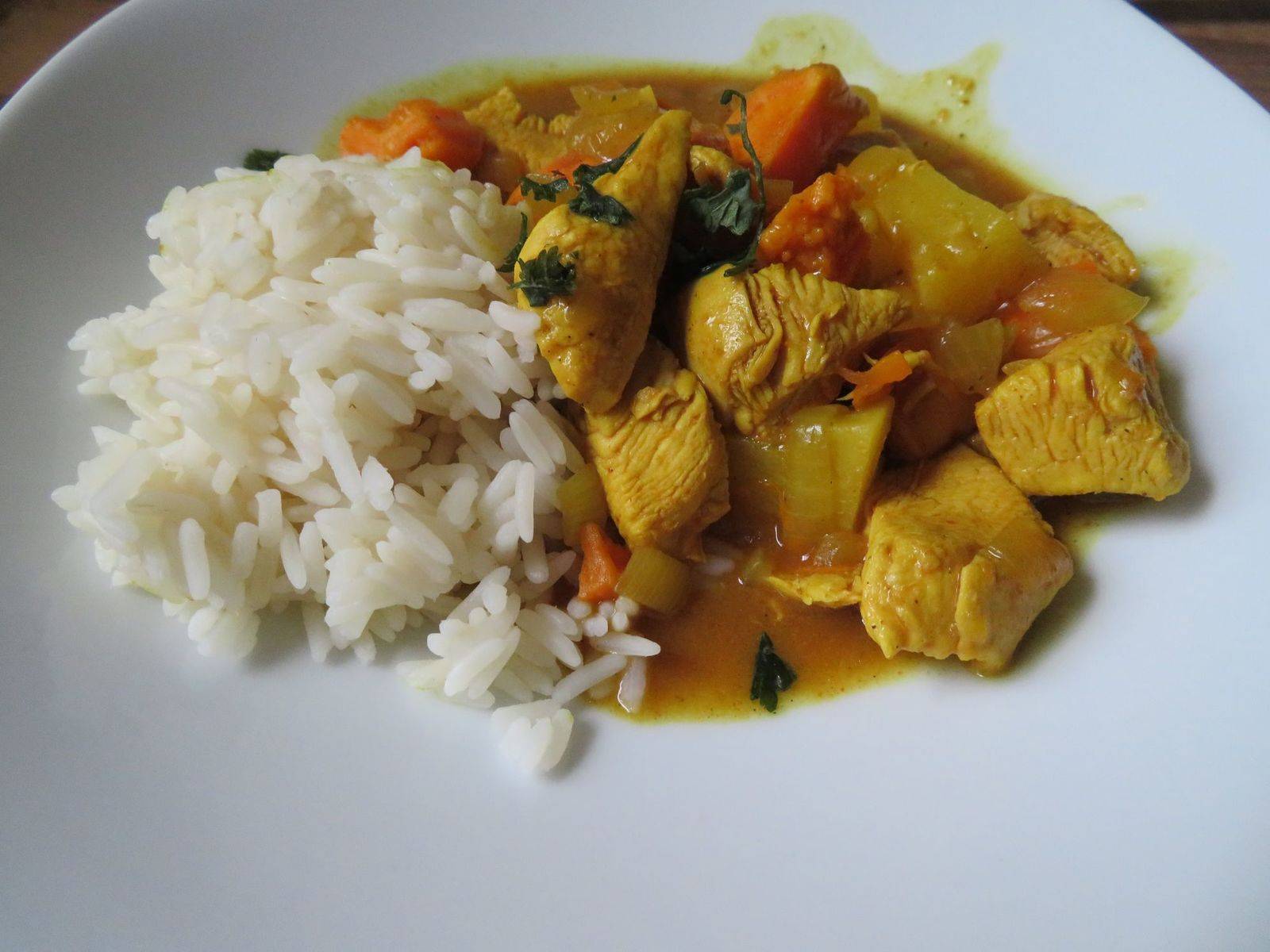 Hühnercurry Rezept - ichkoche.de